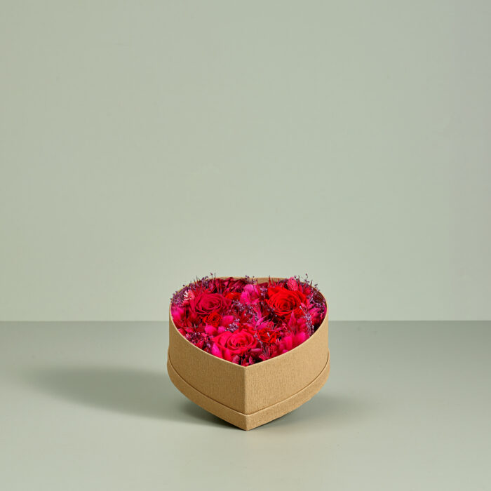 NCuore di rose stabilizzate